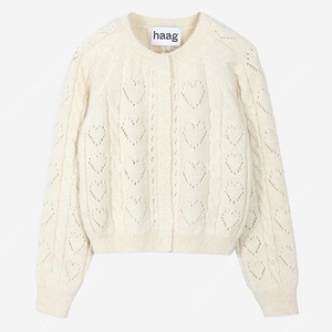 헤이그 펀칭러브 가디건 Haag A Love Cardigan 새상품