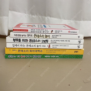 몬테소리 관련 육아서(몬테소리 육아대백과, 집에서 하는 몬테소리놀이150, 세상에서 제일 좋은 몬테소리 등)
