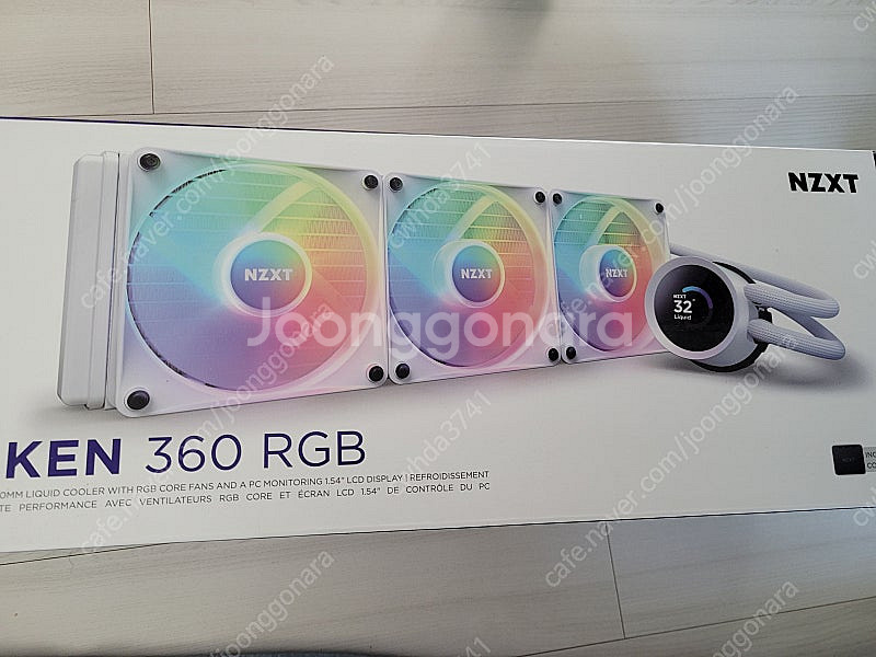 NZXT KRAKEN 크라켄 360 RGB 화이트팝니다...--0
