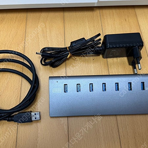 넥스트 멀티 허브 USB NEXT 충전 커넥터 알루미늄 정품 새상품급