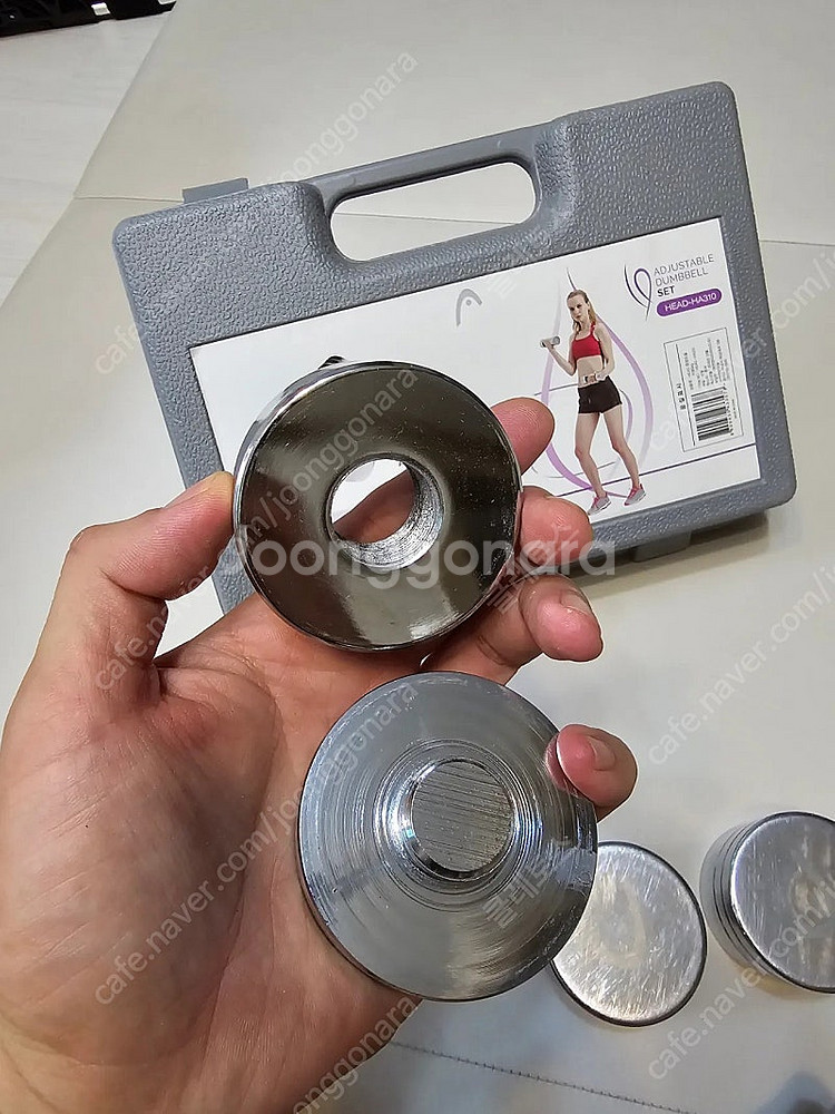 헤드피트니스 다이어트,재활 덤벨(아령)2.5KG ×2....--4