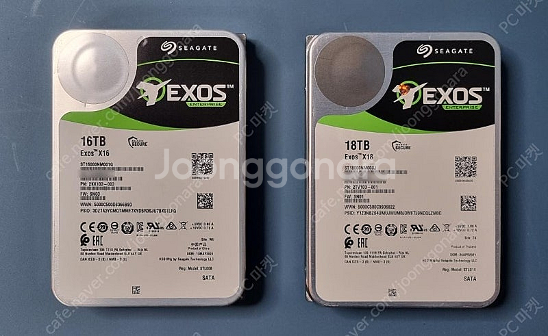 [판매] 시게이트 EXOS 16TB 16테라 HDD S...--0