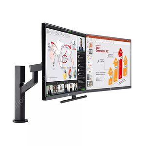 LG 24인치 에르고 듀얼 모니터 Ergo Dual 24QP88D-B2 모니터암 포함