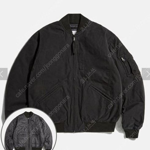 에스피오나지 리버시블 ma-1 플라이트 자켓 Reversible MA-1 Flight Jacket Black M