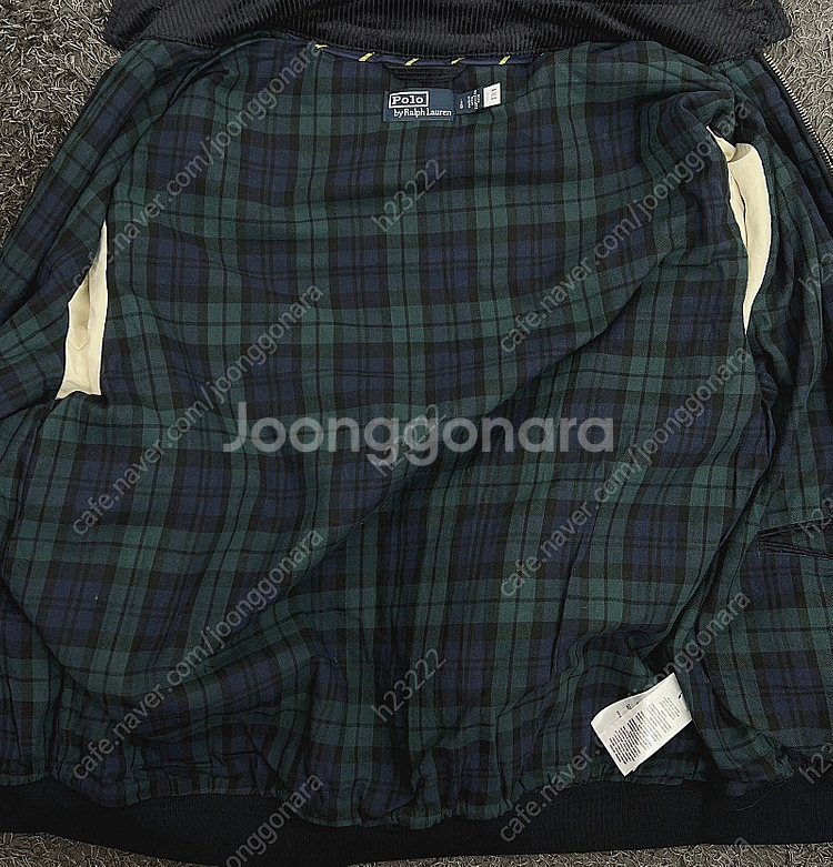 폴로 코듀로이 바라쿠타 해링턴자켓 L--8