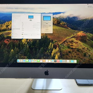 아이맥 2020 27인치 5K 레티나 i5 6코어 16기가 256 SSD 앱포함