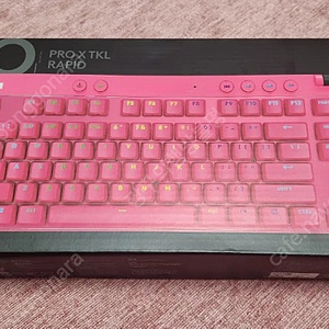 국내정품 로지텍 G PRO X TKL RAPID 래피드 게이밍 기계식 키보드 마젠타