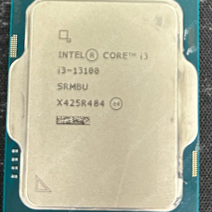 인텔cpu i3 13100팝니다