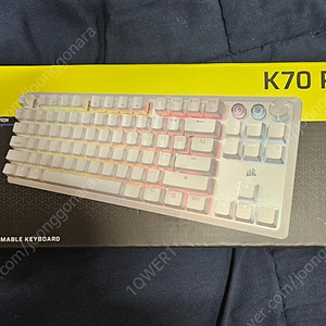 커세어 k70 pro mgx tkl 화이트 키보드