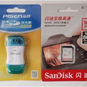 SanDisk SDHC HUS-I 16GB 533x (리더기 포함) 팝니다