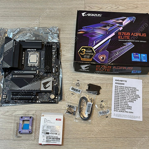 13700f 정품 b760 aorus elite ddr5 소켓가이드포함