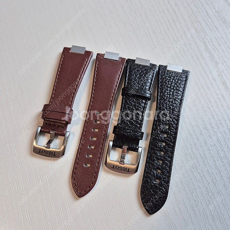 티쏘 prx 35mm 전용 정품 가죽 스트랩--0