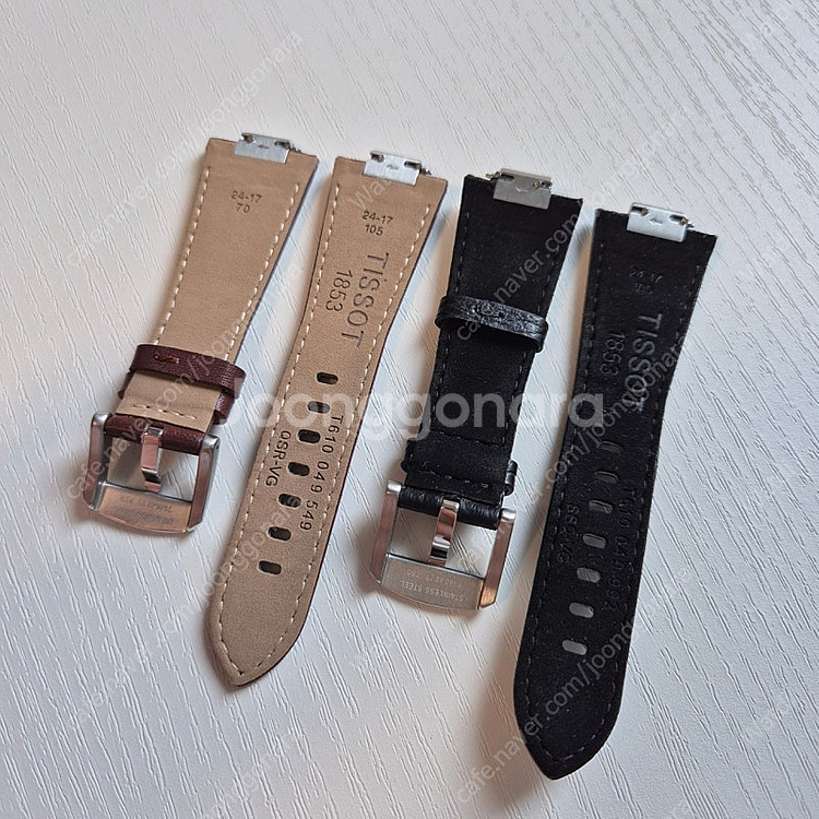 티쏘 prx 35mm 전용 정품 가죽 스트랩--1