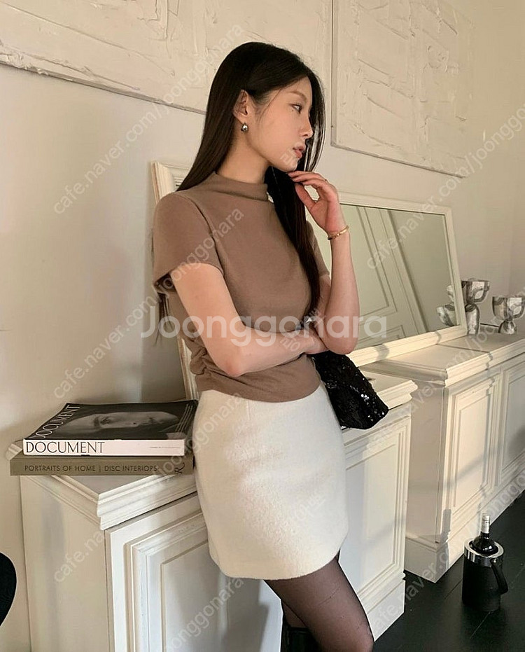 오브넌트 프리아스커트 울미니스커트--5
