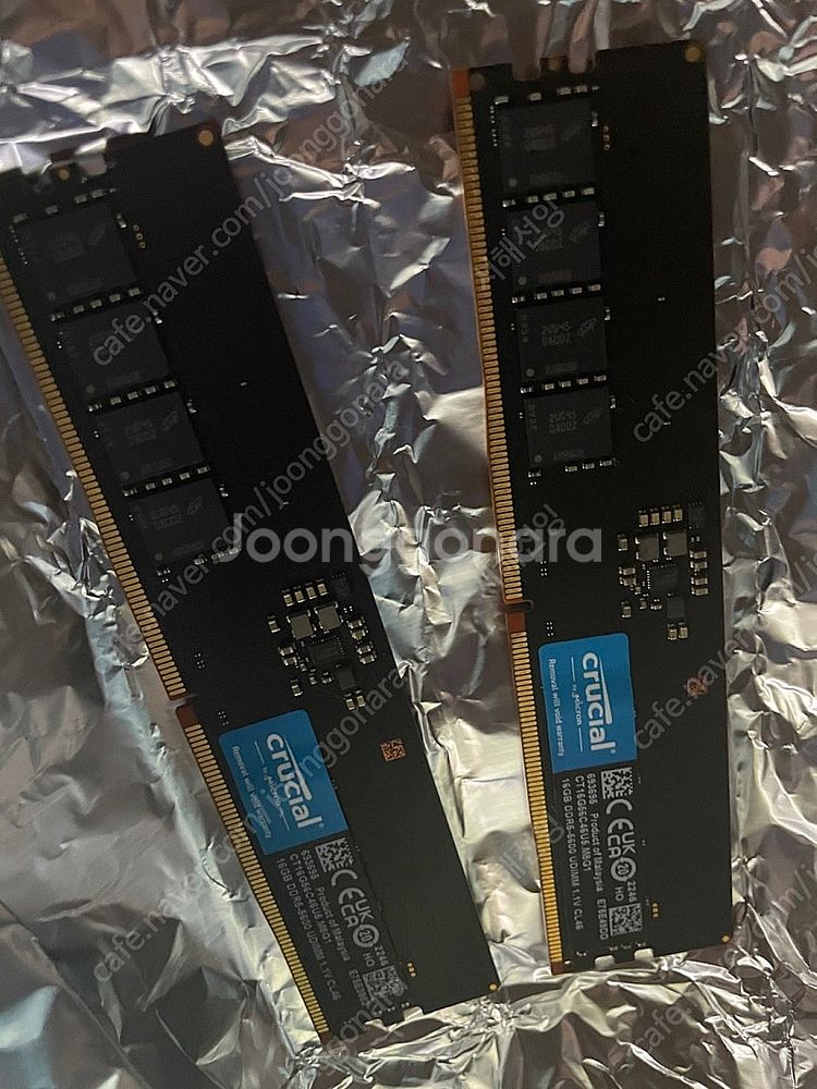 Crucial 램 DDR5-5600 16GB 2개--0