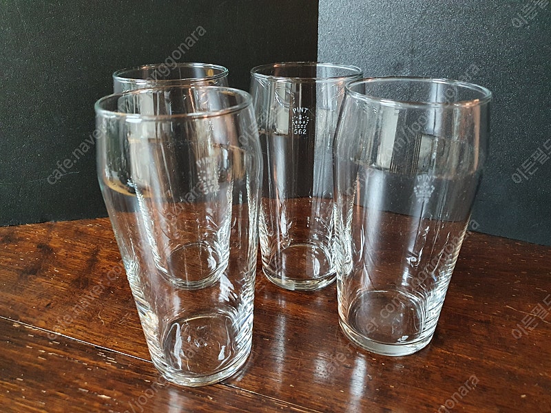 영국 파인트 562 맥주잔 2개