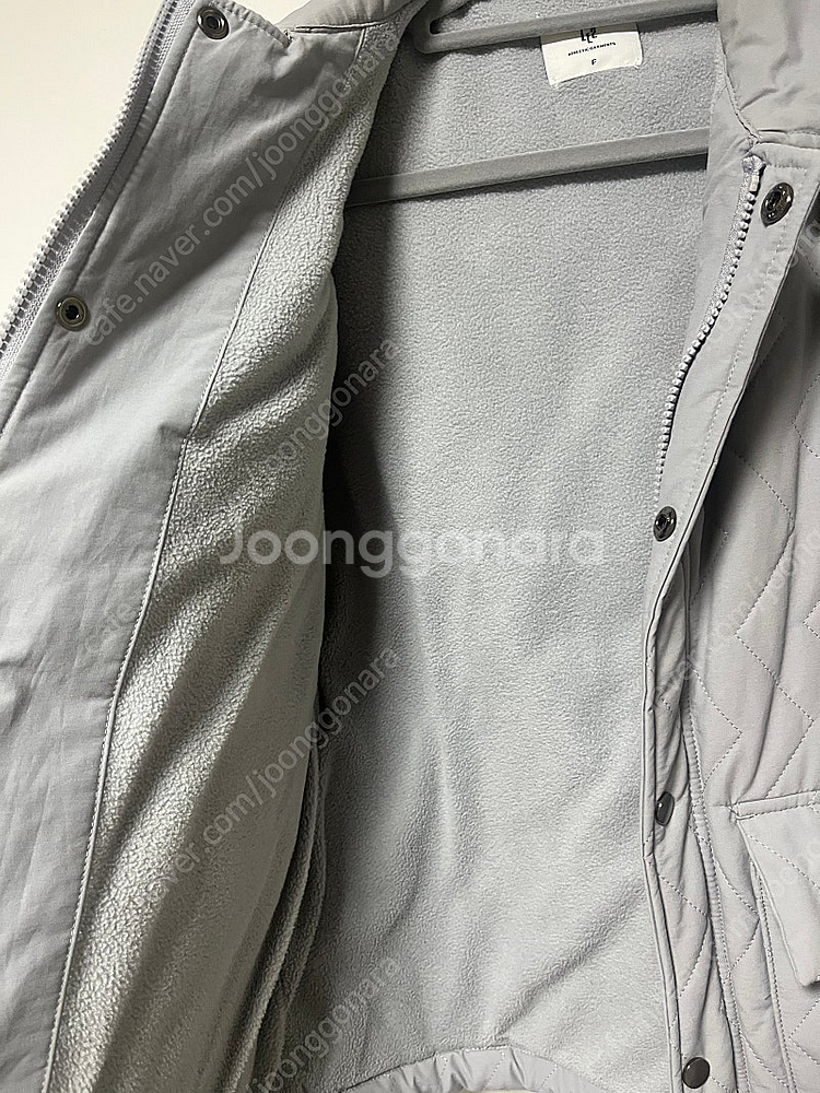 레투 LE2 퀼팅 자켓 패딩 그레이 프리사이즈--6