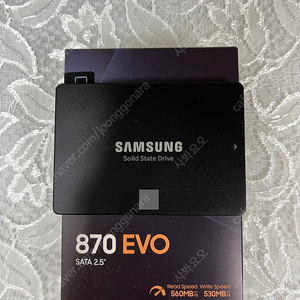 삼성 2.5인치 ssd 870 에보 1테라 1t 팝니다