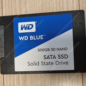 ssd 500gb 부품용 wd blue 블루