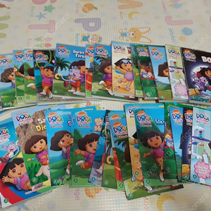 어린이 아동 영어원서 도라 익스플로어 Dora explorer dvd 대본 cd 일괄 택포