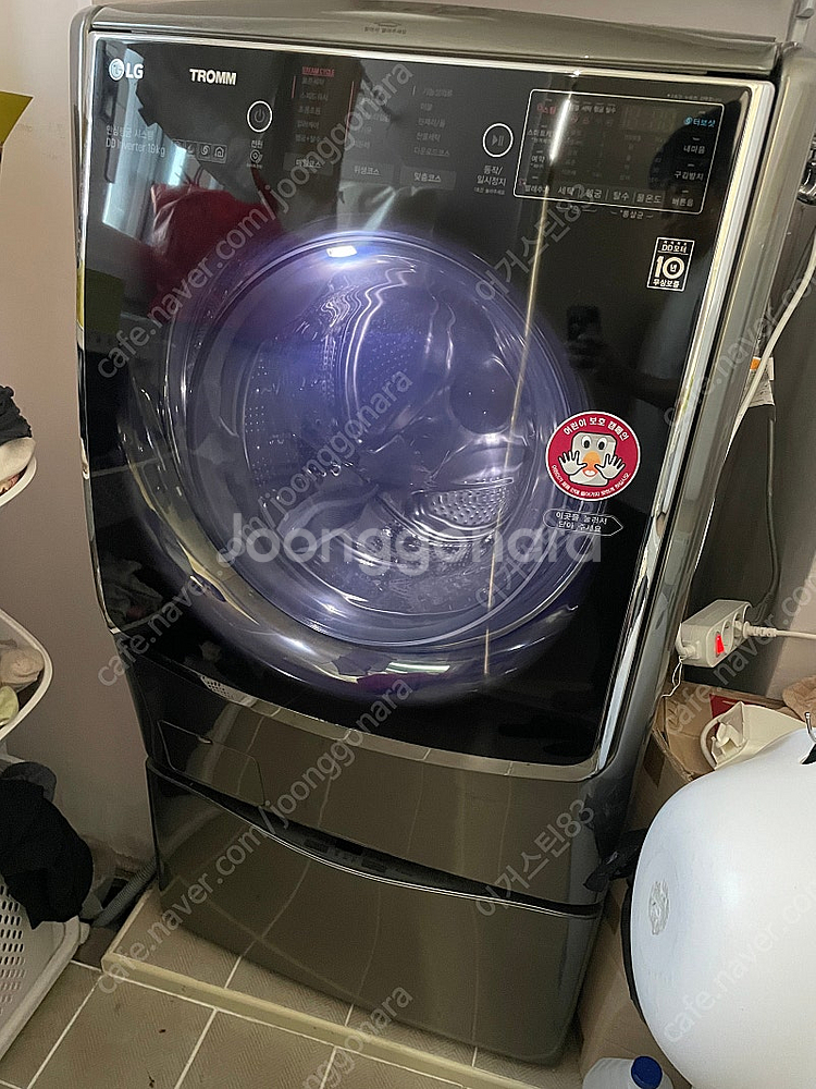 LG 트롬 19kg 세탁기 + 미니워시--0