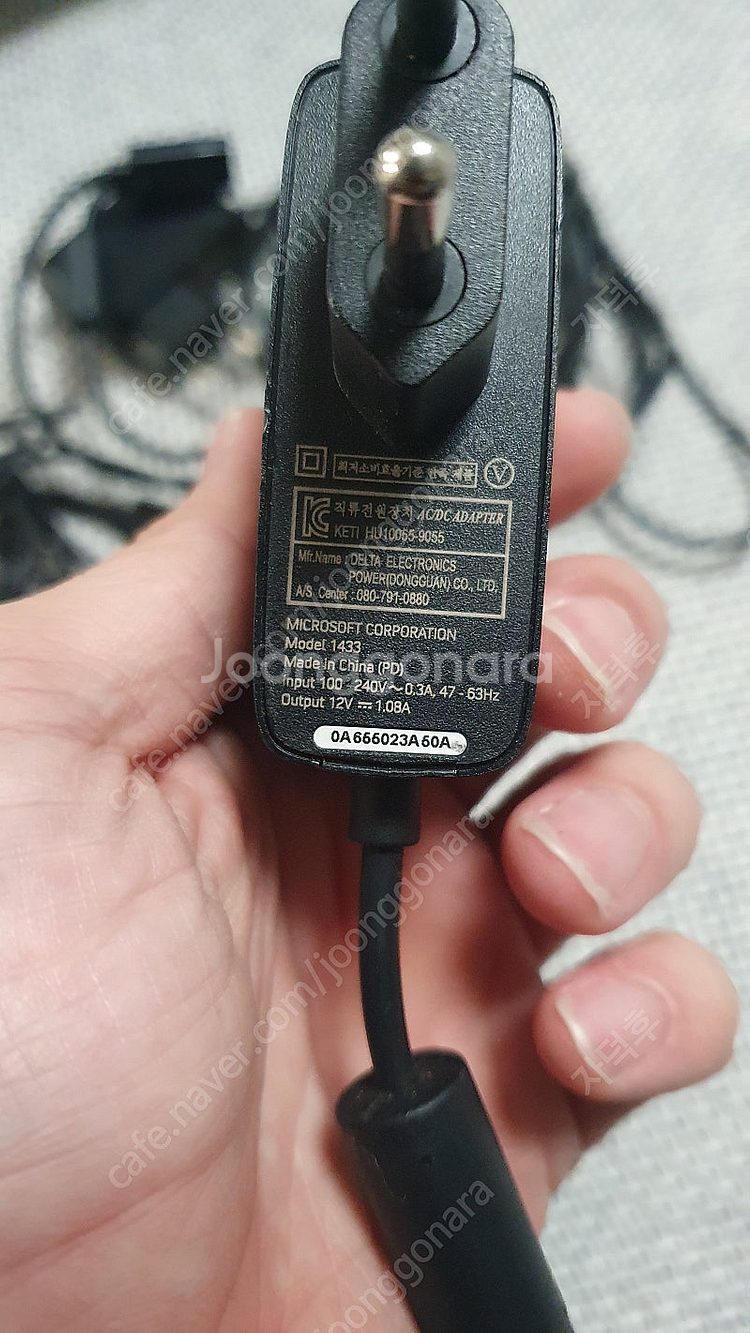 엑스박스 360 키넥트 전원 케이블--0