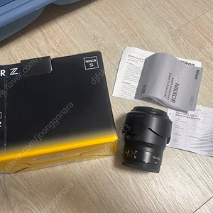 니콘 nikkor z 50m f 1.8 렌즈 판매합니다