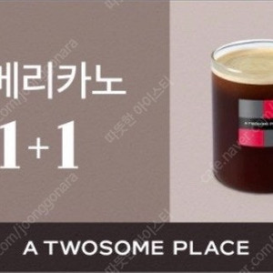 투썸 1+1 쿠폰입니다. 1500원 1/1까지