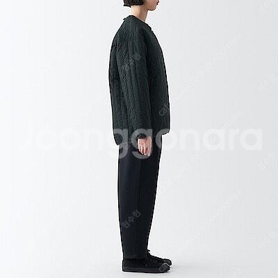 무인양품 LABO 발수안솜 재킷 블랙 S--2