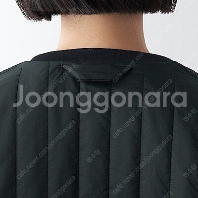 무인양품 LABO 발수안솜 재킷 블랙 S--5