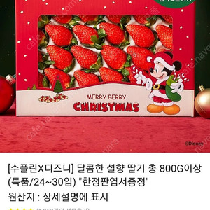 설향 딸기 800g