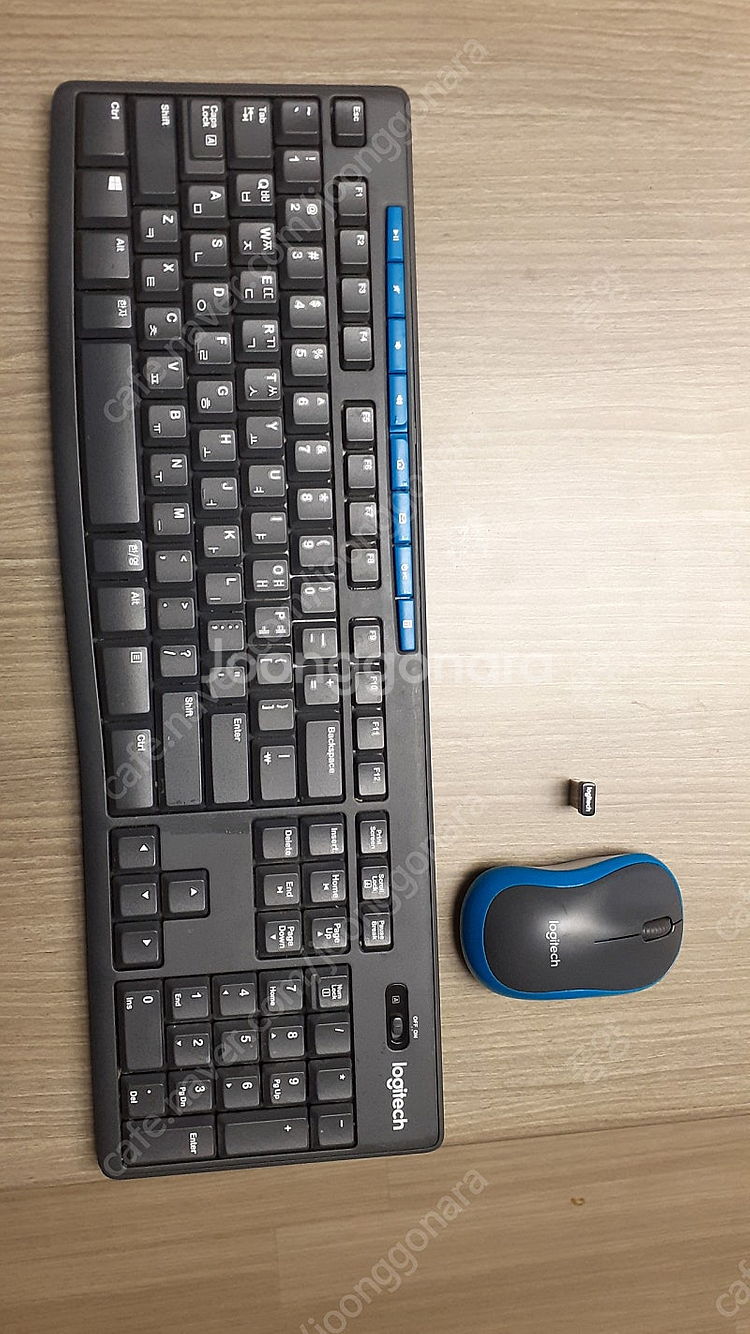 로지텍 무선 마우스 m185 키보드 k275 세트--0