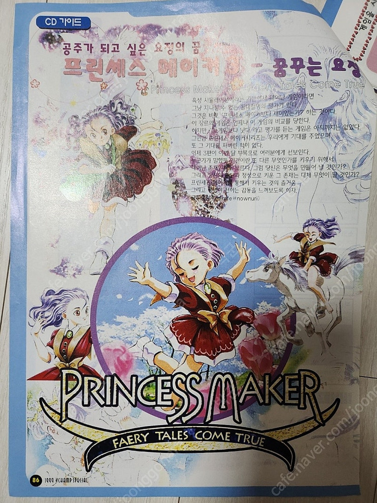 프린세스메이커 1,2,3 엔딩 및 2,3 공략집 이미지