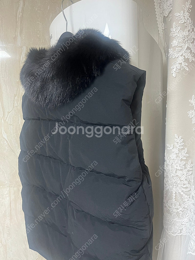 SJSJ 퍼 디테쳐블 구스 베스트 조끼 82싸이즈 싸게...--4