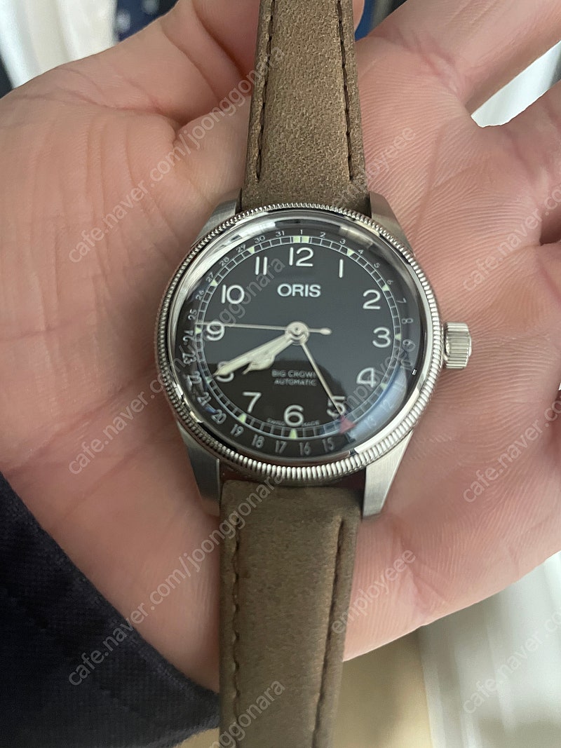 오리스 빅크라운 36mm 블랙 판매