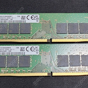 삼성 DDR4-3200 32GB x 2개 (총 64GB)