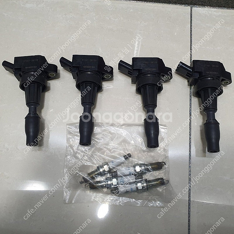 현대기아 1.6 터보 점화 플러그 및 점화 코일 판매--0