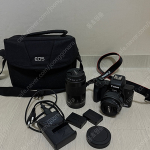 캐논 EOS M50 정품 풀박스 (15-45mm, 50-200mm 렌즈 포함)