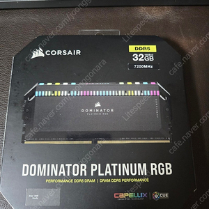 커세어 DDR5 7200 플래티넘 32G(16x2) 블랙