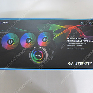 3열 수냉 리안리 GALAHAD II Trinity 360 블랙 미개봉