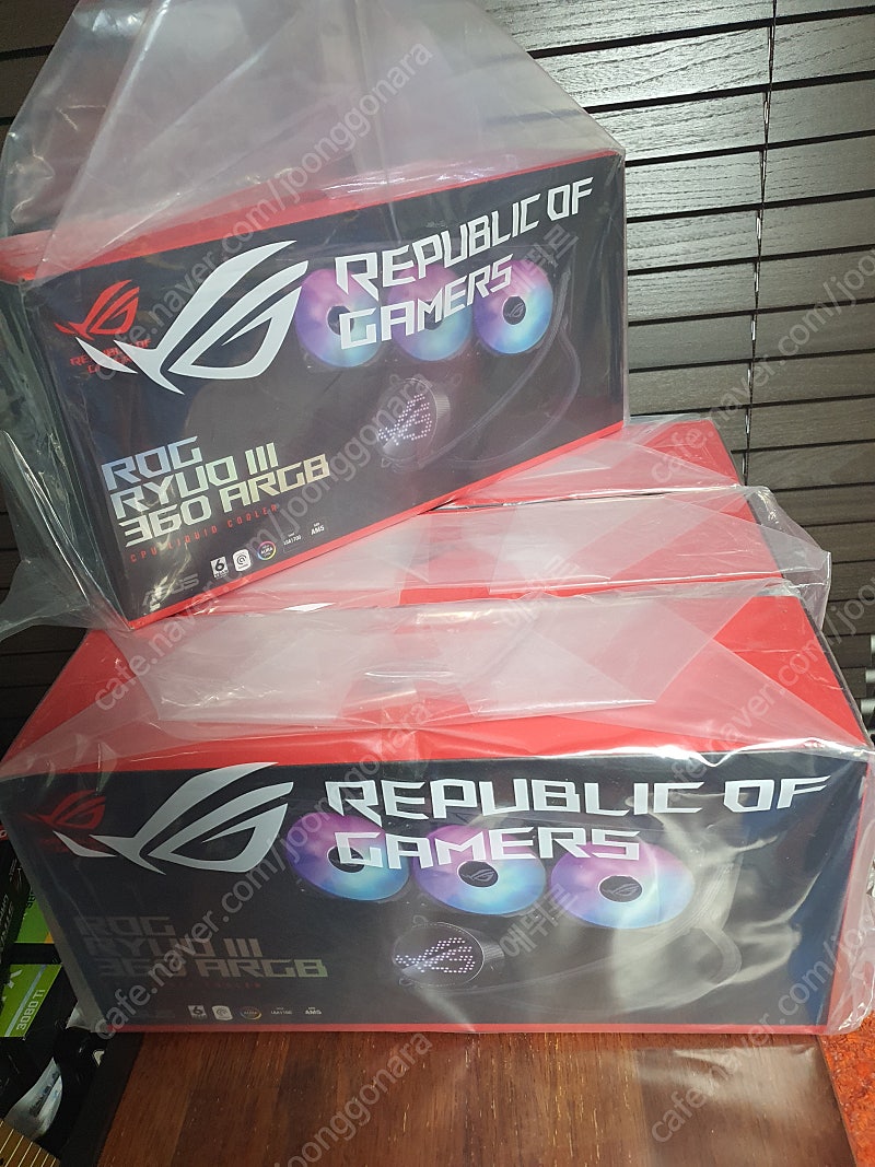 [수랭쿨러] 미개봉신품 ROG RYUO III 360 ARGB, 크라켄240, 프렉탈 셀슈스 플러스 프리즈마240,280 등 아세텍펌프 브라더스