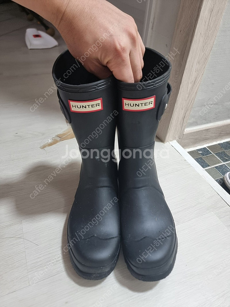헌터 오리지널 숏 레인 부츠 260사이즈 판매합니다--2
