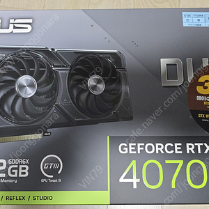 ASUS 지포스 RTX 4070 SUPER DUAL 12G OC