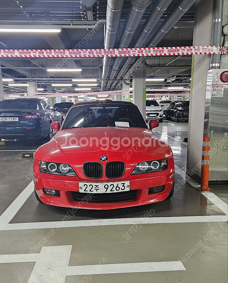 bmw z3 올드카 레드 중고차 판매합니다--0