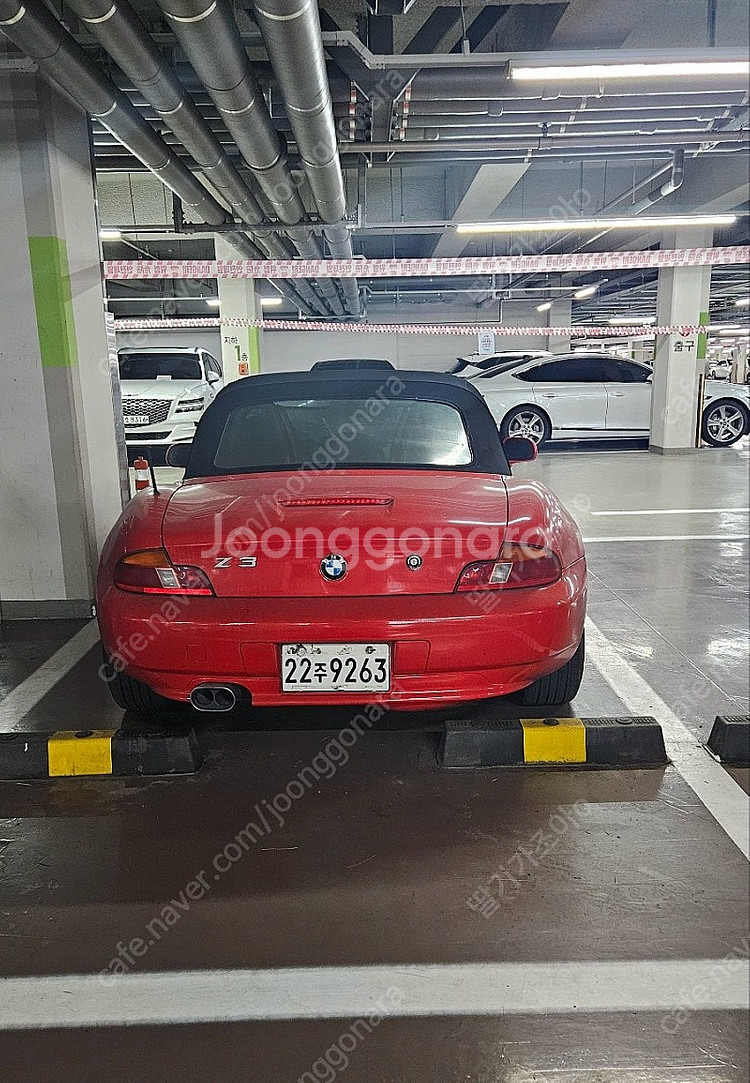 bmw z3 올드카 레드 중고차 판매합니다--2