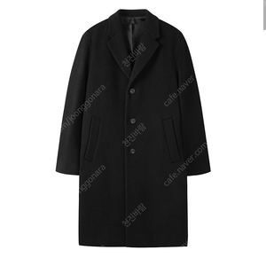 24FW 커스텀멜로우Black Wool Oversized Fit Coat 코트