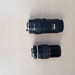 니콘 200mm 수동랜즈 팬탁스 AF 100-300 랜즈 2개