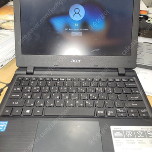 Acer 넷북 n16q6 중고 창이 락이걸림 ( 7만원 택배시 5천원 추가 )