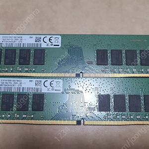 삼성 데스크탑용 DDR4 16GB 2666 2개