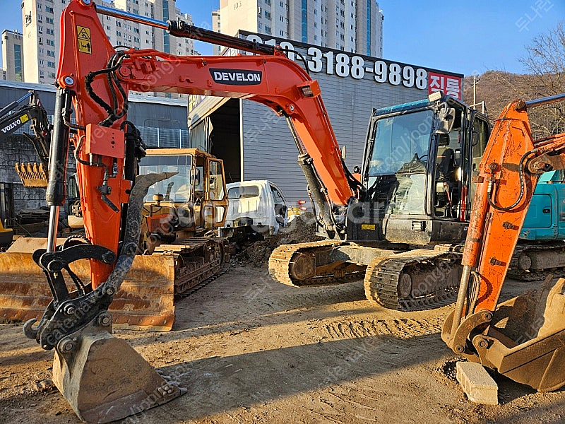 두산 DX55LC-5K 2019년식 코끼리집게 가동6천...--0